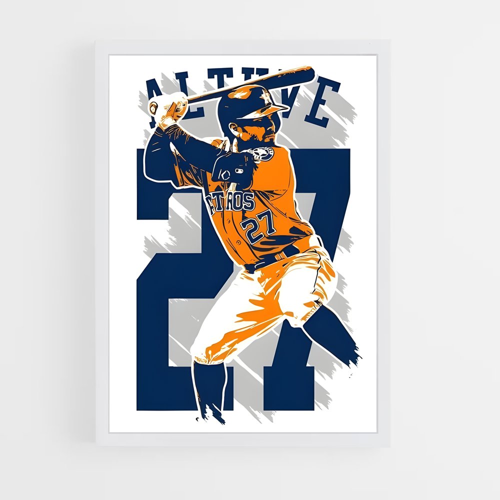 Poster Jose altuve – affiche Baseball (vue 3)